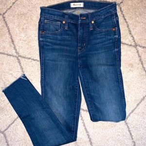 Madewell 9” High Rise Skinny Jeans